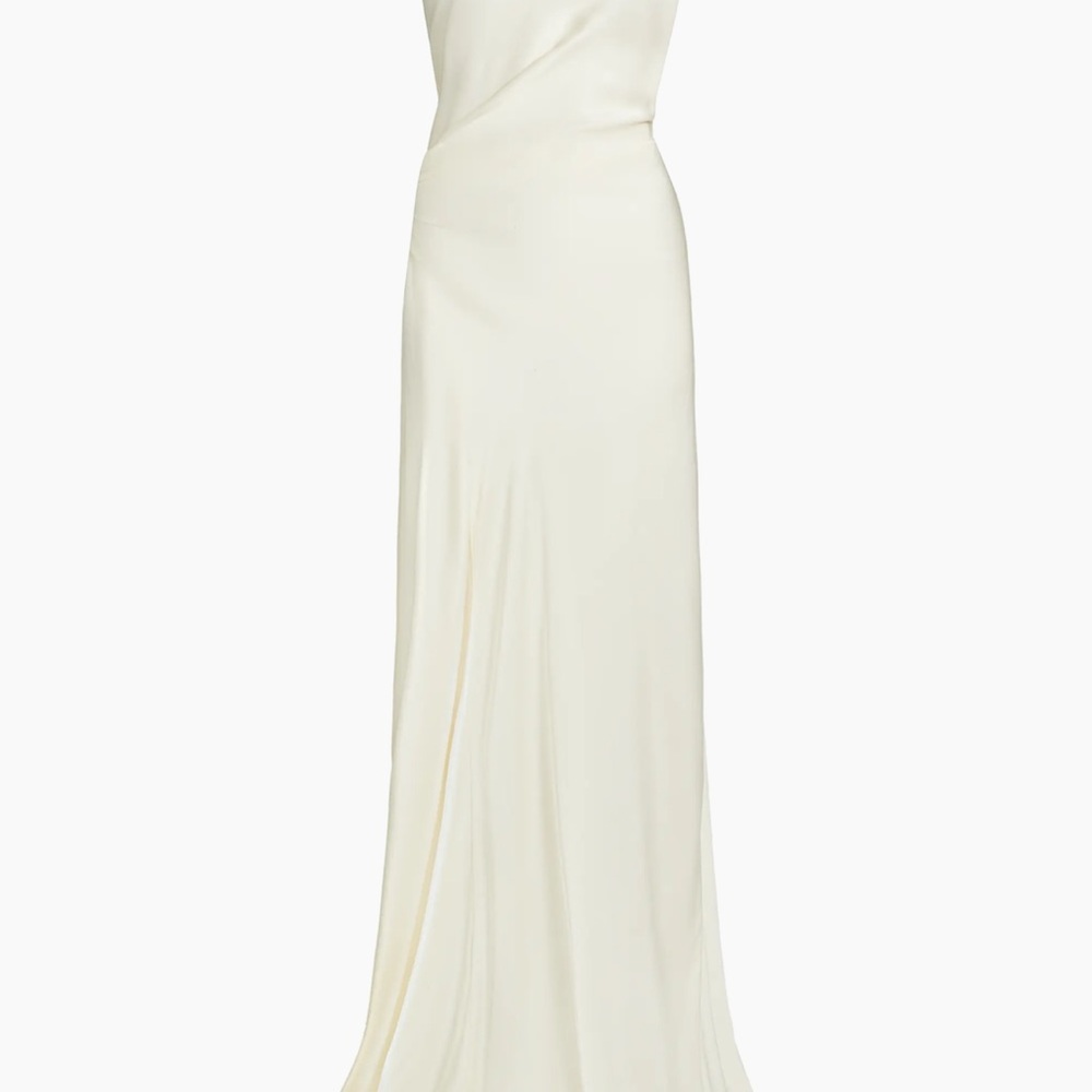 A.L.C. One Shoulder Cream Dress